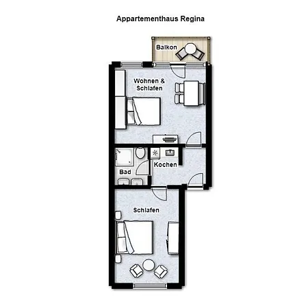 Appartement-haus Regina Seeschwalbe 보르쿰